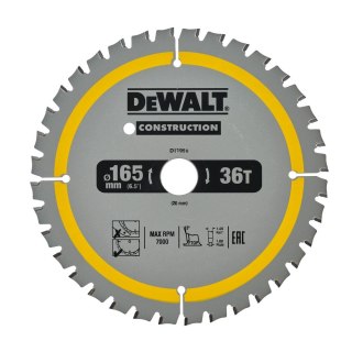 TARCZA 165X20MM 40T DEWALT DT1950-QZ
