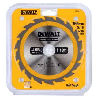 TARCZA 165X30MM 18T AC DEWALT DT1936-QZ