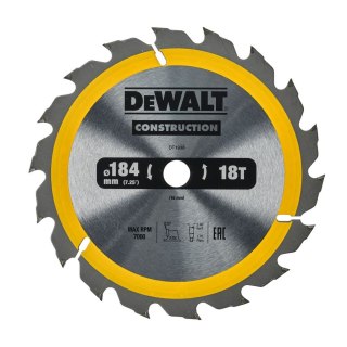 TARCZA 184X16MM 18T AC DEWALT DT1938-QZ