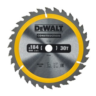 TARCZA 184X16MM 30T AC DEWALT DT1940-QZ
