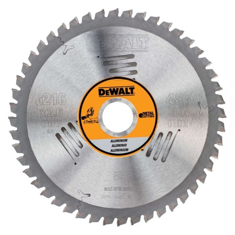 TARCZA 216X30 48T DEWALT DT1914-QZ