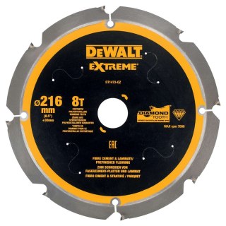 TARCZA 216X30MM X8T DEWALT DT1473-QZ