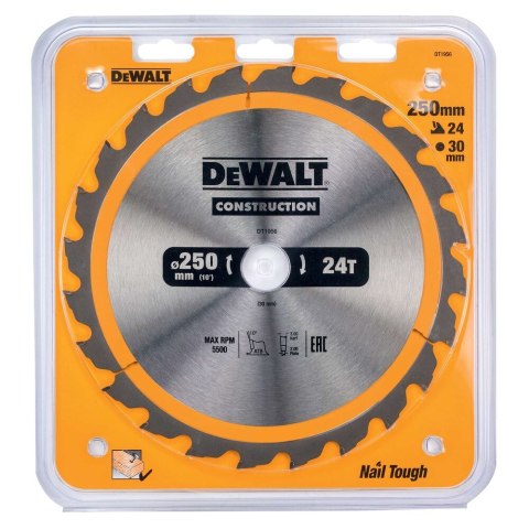 TARCZA 250X30MM 24T DEWALT DT1956-QZ