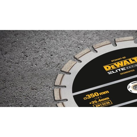 TARCZA 350MM ELITE DO ASFALTU/BETONU DEWALT DT20467-QZ