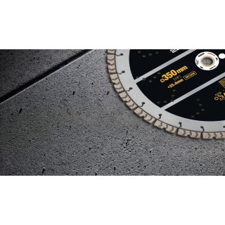 TARCZA 350MM ELITE PRĘTY ZBROJ./BETON DEWALT DT20465-QZ