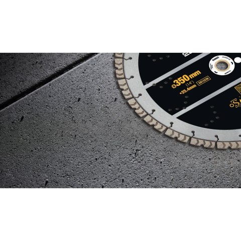 TARCZA 350MM ELITE PRĘTY ZBROJ./BETON DEWALT DT20465-QZ