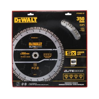TARCZA 350MM ELITE PRĘTY ZBROJ./BETON DEWALT DT20465-QZ