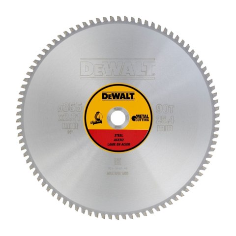 TARCZA 355X25.4 90T STEEL STATIONARY DEWALT DT1927-QZ