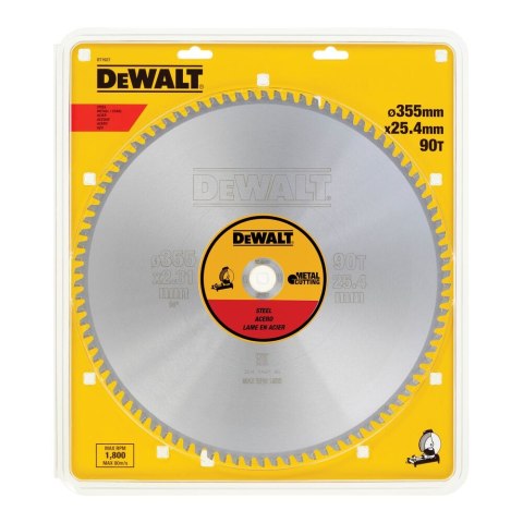 TARCZA 355X25.4 90T STEEL STATIONARY DEWALT DT1927-QZ