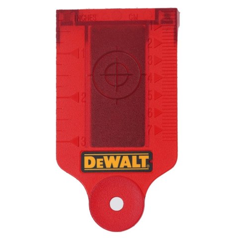 TARCZA CELOWNICZA DO LASERÓW CZERWONYCH DEWALT DE0730-XJ