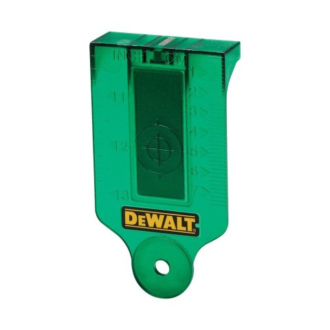 TARCZA CELOWNICZA DO LASERÓW ZIELONYCH DEWALT DE0730G-XJ