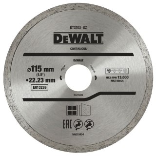 TARCZA DIAM.115X22.2MM, 1.6MM DEWALT DT3703-QZ