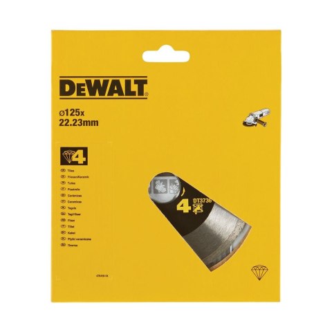 TARCZA DIAM.125X22.2MM, 1.6MM DEWALT DT3736-XJ