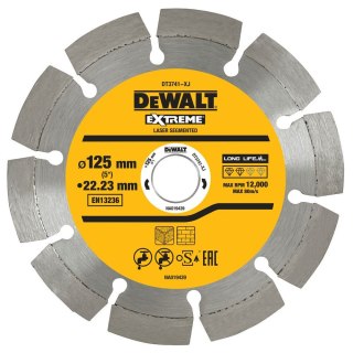 TARCZA DIAM.125X22.2MM, 2MM DEWALT DT3741-XJ