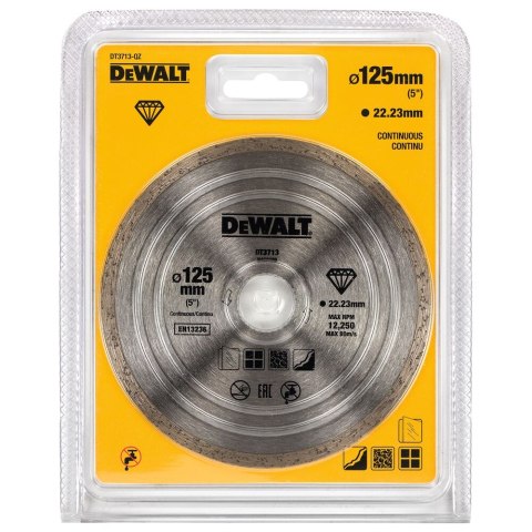 TARCZA DIAM.125/22.2MM, 1.6MM DEWALT DT3713-QZ