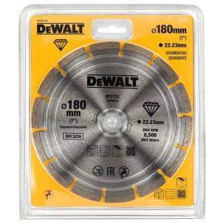 TARCZA DIAM.180X22.2MM, 2.1MM DEWALT DT3721-QZ