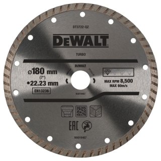 TARCZA DIAM.180X22.2MM, 2.4MM DEWALT DT3722-QZ