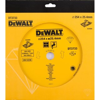 TARCZA DIAM.250MM, DO PŁYTEK CERAM.NA MOKRO DEWALT DT3733-XJ