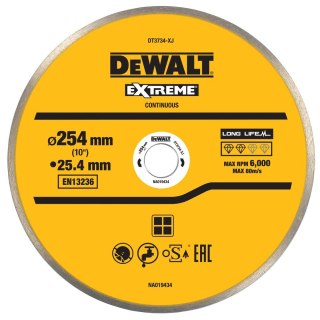 TARCZA DIAM.250MM, DO PORCELANY I KAMIENIA DEWALT DT3734-XJ