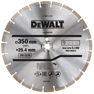 TARCZA DIAM. 350MM/25.4MM DEWALT DT40213-QZ