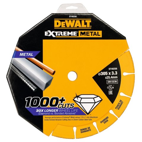 TARCZA DIAM.DO CIĘCIA EXTREME 300X25.4X3.3 DEWALT DT40256-QZ