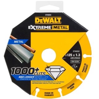TARCZA DIAM.EXTREME METAL 125X22.23X1.3MM DEWALT DT40252-QZ