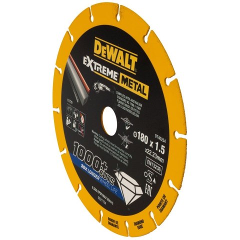 TARCZA DIAM.EXTREMEMETAL 180X22.23X1.5MM DEWALT DT40254-QZ