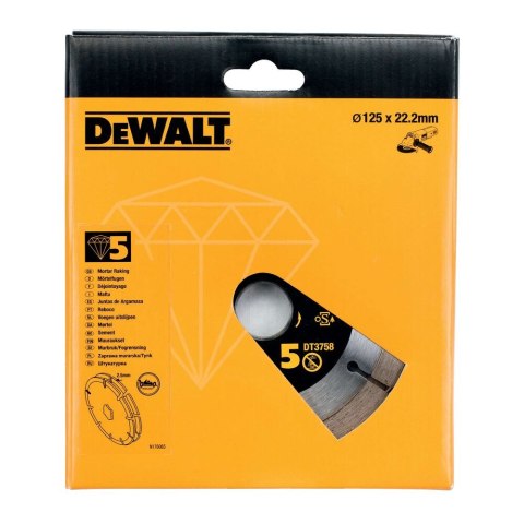 TARCZA DIAM. PODWÓJNA 125MM DEWALT DT3758-QZ