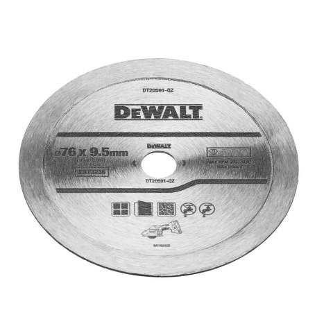 TARCZA DIAMENTOWA 76X9.5 DEWALT DT20591-QZ
