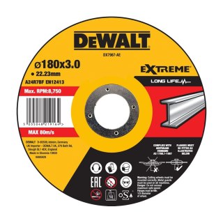 TARCZA DO CIĘCIA 180X22.23X3 MM DEWALT DX7967-AE
