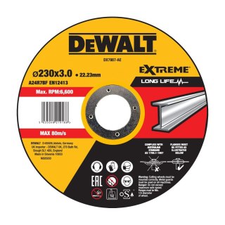 TARCZA DO CIĘCIA STALI NIERDZEWNEJ 230X3X22,23MM DEWALT DX7987-AE