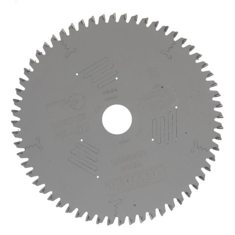 TARCZA PILARSKA 216X30MM, 60 ZĘBÓW DEWALT DT4370-QZ
