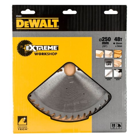 TARCZA PILARSKA 250X30MM, 48 ZĘBÓW DEWALT DT4323-QZ