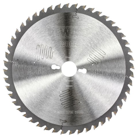 TARCZA PILARSKA 260X30MM, 48 ZĘBÓW DEWALT DT4324-QZ