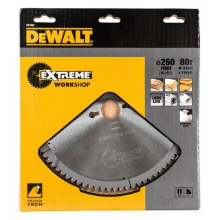 TARCZA PILARSKA 260X30MM, 80 ZĘBÓW DEWALT DT4280-QZ