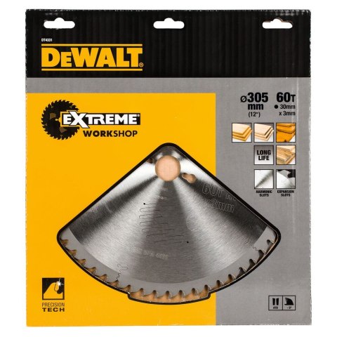 TARCZA PILARSKA 305X30MM, 60 ZĘBÓW DEWALT DT4331-QZ