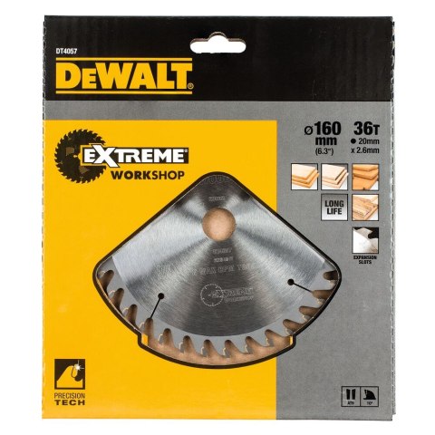 TARCZA PILARSKA 40 DO PIL.PRZEN. 160X20MM DEWALT DT4057-QZ