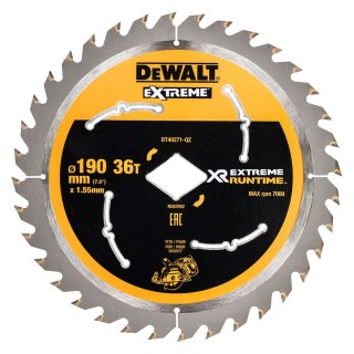 TARCZA PILARSKA DO DCS577 190X36T CTB DEWALT DT40271-QZ