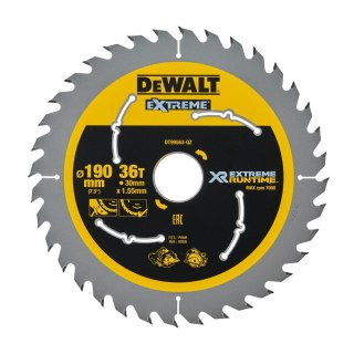 TARCZA PILARSKA XR 190MM X 30MM 36T CSB DEWALT DT99563-QZ