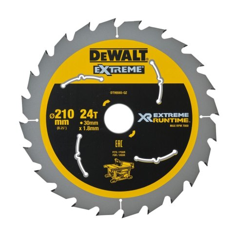 TARCZA PILARSKA XR 210MM X 30MM 24T CSB DEWALT DT99565-QZ