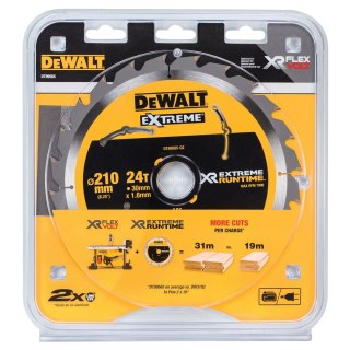 TARCZA PILARSKA XR 210MM X 30MM 24T CSB DEWALT DT99565-QZ