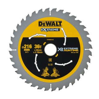 TARCZA PILARSKA XR 216MM X 30MM 36T CSB DEWALT DT99569-QZ