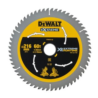 TARCZA PILARSKA XR 216MM X 30MM 60T CSB DEWALT DT99570-QZ