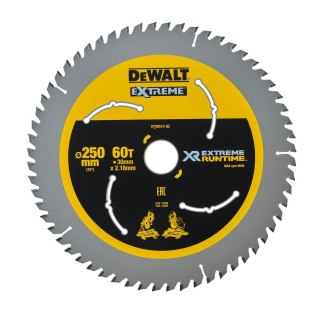 TARCZA PILARSKA XR 250MM X 30MM 60T CSB DEWALT DT99573-QZ
