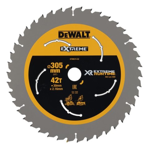 TARCZA PILARSKA XR 305MM X 30MM 42T CSB DEWALT DT99574-QZ