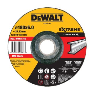 TARCZA SZLIFIERSKA DO STALI 180 X 6 X 22,23MM DEWALT DX7961-AE