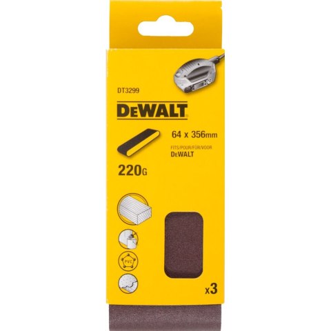TAŚMY SZLIF. 64X356MM, GR.220 DEWALT DT3299-QZ
