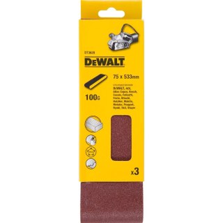TAŚMY SZLIF.75X553MM, GR.100 DEWALT DT3628-QZ