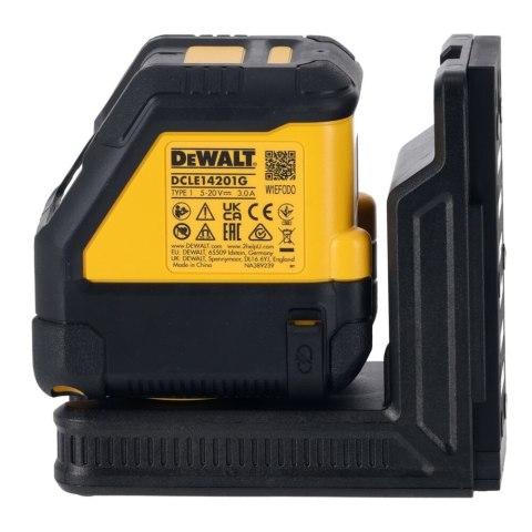 USB-C LASER KRZYŻOWY ZIELONY DEWALT DCLE14201GB-XJ
