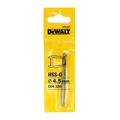 WIERTŁA DO METALU HSS-G JOBBER 4,5MM DEWALT DT5212-QZ